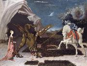 Paolo Ucello Saint George,the Princess and the Dragon painting